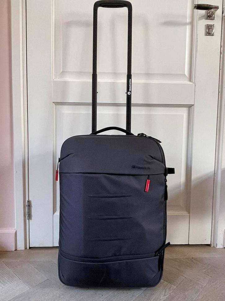 Camerakoffer Manfrotto Manhattan Runner-50 Roller, Audio, Tv en Foto, Fotografie | Fototassen, Zo goed als nieuw, Rugtas, Overige merken