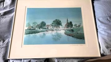 Jan Groenhart Reproductie 34/350 in Aluminium lijst beschikbaar voor biedingen