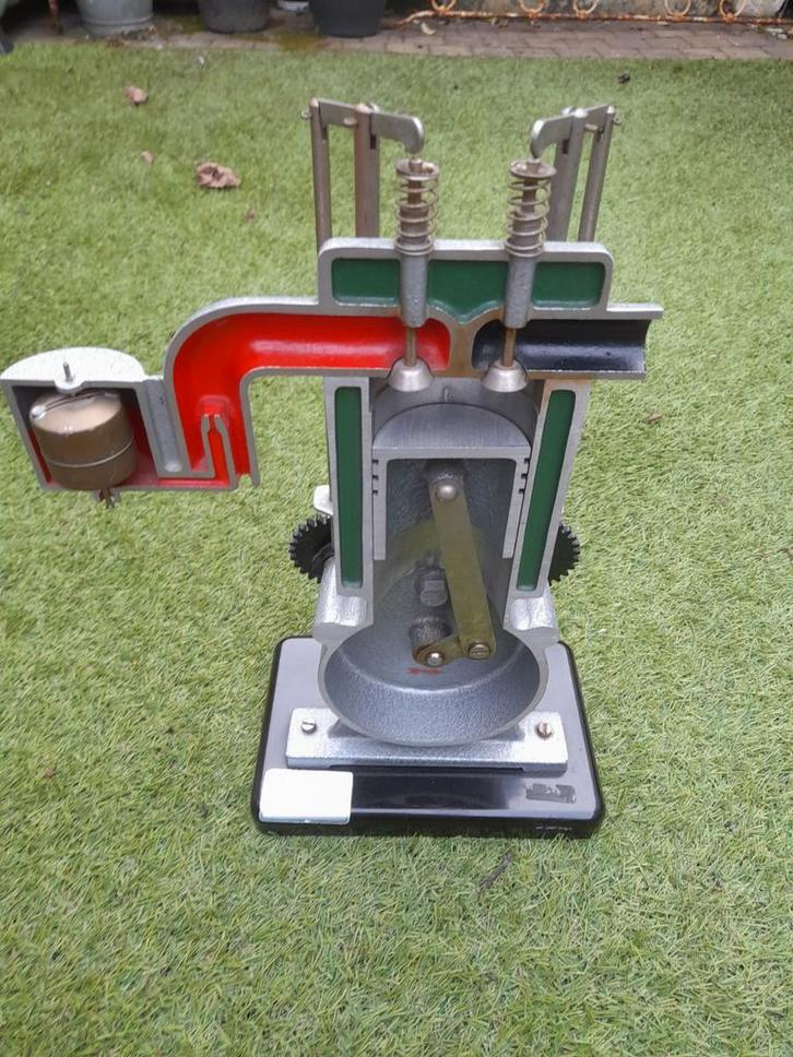 Rijschool Model Motor - leermodel, Antiek en Kunst, Curiosa en Brocante, Ophalen of Verzenden