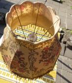 nostalgische schemer lamp met houten voet, Huis en Inrichting, Ophalen, Hout, Gebruikt, Grootmoederstijd - vintage
