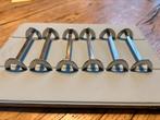 6 stuks Art Deco messenleggers. Model 688, Ophalen of Verzenden