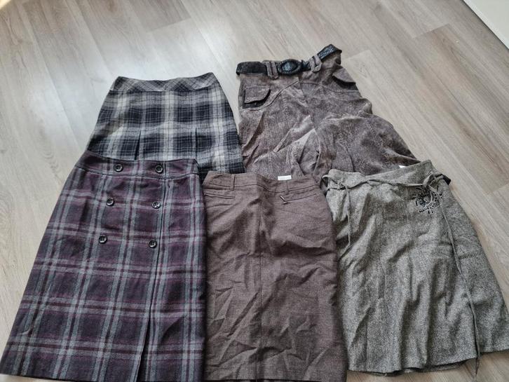 Rokjes Collectie - Diverse Stijlen, Kleding | Dames, Rokken, Gedragen, Maat 38/40 (M), Bruin, Knielengte, Ophalen of Verzenden
