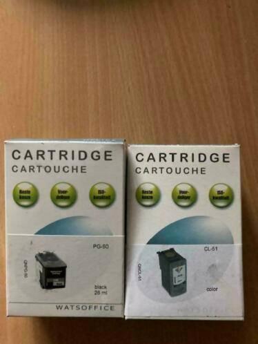 Te Koop : Canon 50 en Canon 51 cartridges (N.V.), Computers en Software, Printerbenodigdheden, Nieuw, Cartridge, Ophalen of Verzenden