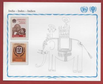 Intern. jr. v.h. Kind 1979 - India - postfris - op kaart beschikbaar voor biedingen