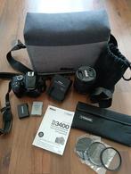 Nikon D3400 met veel accessoires, Audio, Tv en Foto, Fotocamera's Digitaal, Ophalen, Spiegelreflex, Zo goed als nieuw, Nikon
