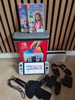 Nintendo Switch OLED met 4 spellen, Switch OLED, Met games, Ophalen of Verzenden, Zo goed als nieuw