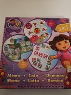 Dora Spel, Memo - Lotto - Domino, Kinderen en Baby's, Speelgoed | Educatief en Creatief, Ophalen of Verzenden, Zo goed als nieuw