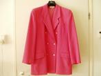 Roze/rose jasje/blazer double breasted, Jasje, Maat 42/44 (L), Roze, Zo goed als nieuw