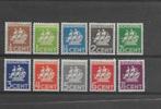 Suriname 1936, NVPH 157 t/m 166, Ongebruikt., Postzegels en Munten, Postzegels | Suriname, Verzenden, Postfris