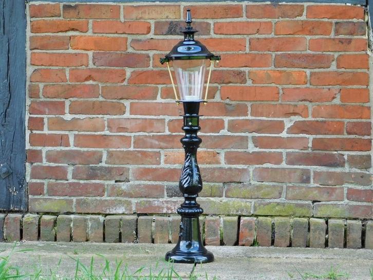 Lantaarnpaal - 92 cm - Alu - Buitenverlichting, Tuin en Terras, Buitenverlichting, Nieuw, Staande lamp, Aluminium, Led, Ophalen of Verzenden