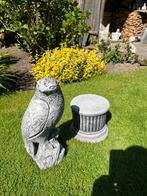 Betonnen Tuinbeeld - Adelaar op Sokkel, Ophalen, Gebruikt, Beton, Dierenbeeld