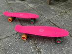 Twee roze skateboard pennyboard tweeling, Sport en Fitness, Skateboarden, Ophalen of Verzenden, Zo goed als nieuw, Skateboard