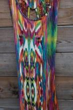 Jurk gekleurd Fantasy mt L/XL (S) aparte rug maxi Vaste OPRU, Kleding | Dames, Overige kleuren, Ophalen of Verzenden, Zo goed als nieuw