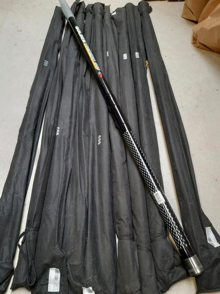 10 kingfisher bolognese hengels 6 meter., Watersport en Boten, Hengelsport | Witvissen, Nieuw, Werphengel, Ophalen of Verzenden