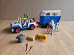 Playmobil  3851 Jeep met paardentrailer, Ophalen of Verzenden, Zo goed als nieuw, Complete set