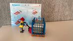 Playmobil 4474 havenarbeider palletwagen - compleet boekje, Complete set, Ophalen of Verzenden, Zo goed als nieuw