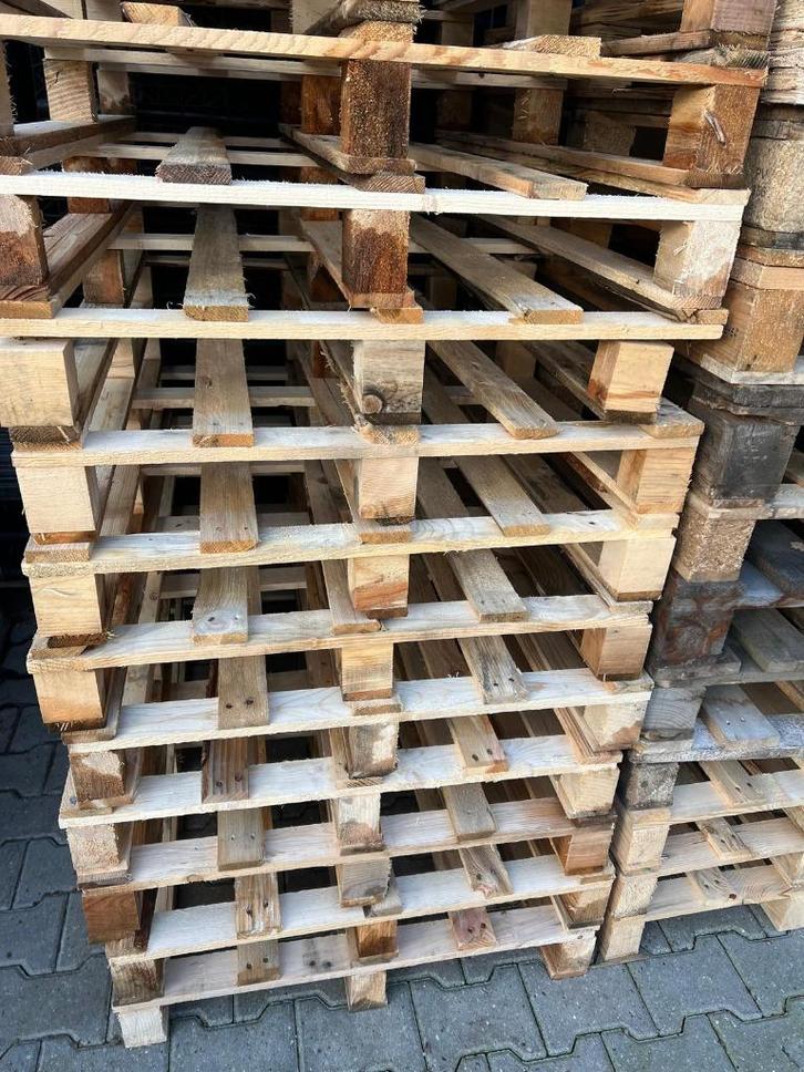 pallets, Doe-het-zelf en Verbouw, Hout en Planken, Zo goed als nieuw, Pallet, Overige houtsoorten, Minder dan 200 cm, 50 mm of meer
