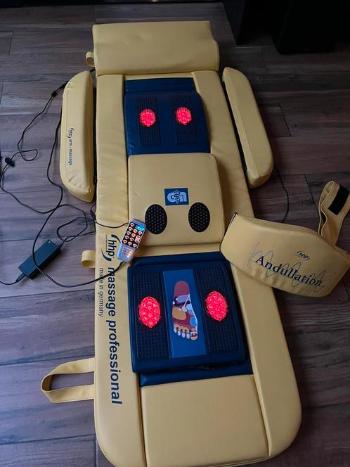 HHP Andullatiematras VM9100RM – profes. infrarood‑massagebed, Sport en Fitness, Massageproducten, Zo goed als nieuw, Massagestoel of Kussen