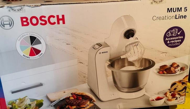 Bosch MUM58231 ongebruikt, Witgoed en Apparatuur, Keukenmixers, Nieuw, 3 snelheden of meer, Ophalen of Verzenden