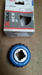 Bosch X-lock komborstel 75mm blauw 2608620726, Nieuw, Haakse handslijpmachine, Verzenden
