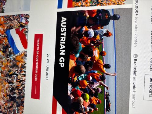 2 tickets (weekend) Formule 1 GP Oostenrijk Noord-Tribune, Tickets en Kaartjes, Kortingen en Cadeaubonnen, Twee personen, Overige typen
