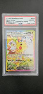 Pokemon Pikachu ex 238/191 PSA 8 Surging Sparks, Ophalen of Verzenden, Nieuw, Losse kaart, Foil