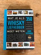 Hans Offringa - Wat je als whiskyliefhebber moet weten, Boeken, Ophalen of Verzenden, Zo goed als nieuw, Hans Offringa