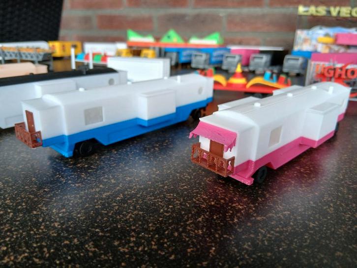 WOONWAGENS op schaal / miniatuur, Hobby en Vrije tijd, Modelbouw | Auto's en Voertuigen, Nieuw, Overige typen, 1:50 of kleiner