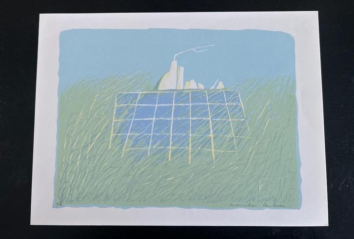 Zeefdruk Monika Lenssen, Antiek en Kunst, Kunst | Litho's en Zeefdrukken, Verzenden