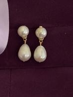 Parel Oorbellen met Zuidzee Witte Barokke Parels, 14K Goud, Ophalen of Verzenden, Nieuw, Goud, Knopjes of Stekers