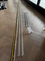 Gordijnrails - 5 stuks van 510 cm, Huis en Inrichting, Stoffering | Gordijnen en Lamellen, Ophalen, Wit, Zo goed als nieuw, 200 cm of meer