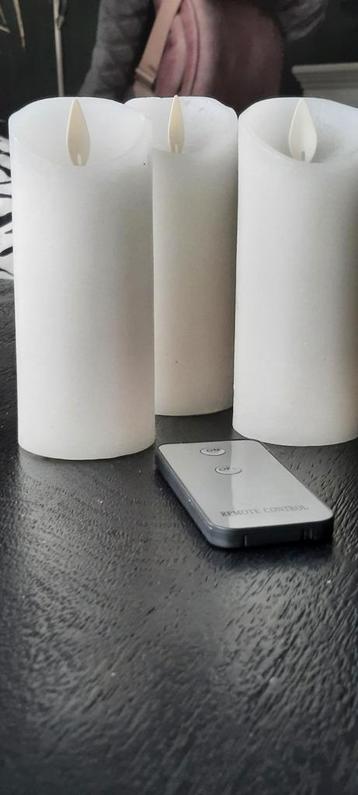 Led kaarsen  met afstandsbediening.  beschikbaar voor biedingen