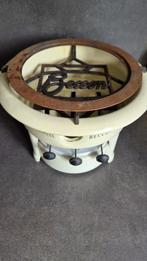 Antiek Beccon Petreoleumstel, creme wit. S48, Antiek en Kunst, Ophalen of Verzenden