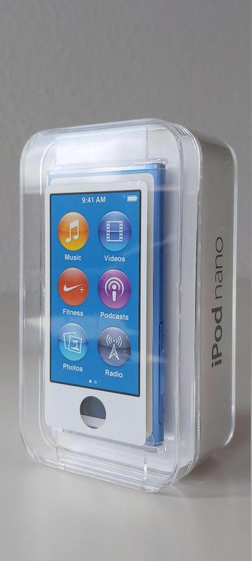 NIEUW iPod nano 16 Gb 7e generatie MetalicBlue beschikbaar voor biedingen