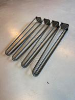 Haarpin tafelpoten 4x staal, Ophalen, Tafelpoot, Minder dan 50 cm, 50 tot 100 cm