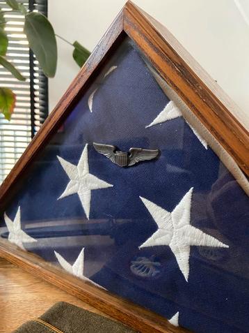 WW2 USA Usaaf Burial flag beschikbaar voor biedingen