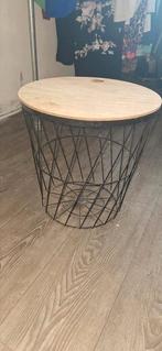 Tafeltje draadstaal, Huis en Inrichting, Tafels | Bijzettafels, Ophalen, Minder dan 45 cm, Minder dan 55 cm, Gebruikt