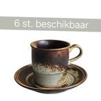 Vintage Porsgrund Norway Lava kop en schotel | per st., Huis en Inrichting, Keuken | Servies, Keramiek, Ophalen of Verzenden, Zo goed als nieuw