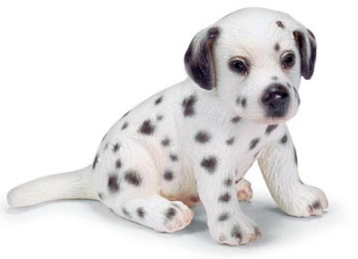 Schleich 16348 dalmatiër pup, dierfiguur, Verzamelen, Dierenverzamelingen, Gebruikt, Beeldje of Figuurtje, Hond of Kat, Ophalen of Verzenden