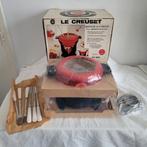 Le creuset gietijzer emaille braadpan fondue pan vorkjes, Huis en Inrichting, Keuken | Potten en Pannen, Ophalen of Verzenden