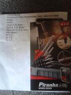 bits en borenset Piranha x17 NIEUW, Ophalen of Verzenden, Nieuw