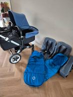 Bugaboo Donkey2 Tweelingwagen - Compleet!, Gebruikt, Bugaboo, Verstelbare duwstang, Ophalen