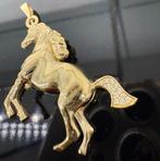 Prachtige 14 karaats gouden paard hanger, Sieraden, Tassen en Uiterlijk, Kettinghangers, Ophalen of Verzenden, Nieuw, Goud