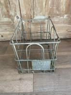 Vintage zinken flessenrek. Rek voor flessen. Babymel. Zink., Ophalen