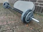 Bodypump set + balance bal/ Bosu Titan Technogym, Sport en Fitness, Ophalen, Zo goed als nieuw, Benen, Fitnessbal