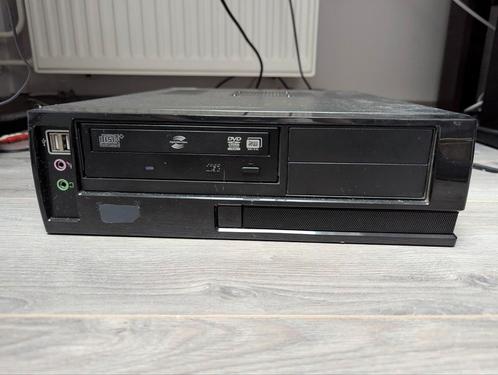 Nette Windows 10 desktop, gebruiksklaar, Computers en Software, Desktop Pc's, Gebruikt, 3 tot 4 Ghz, HDD, 4 GB, Met monitor, Ophalen