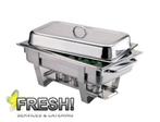 Chafing dish, au-bain Marie, warmhoudbak, rechaud te huur, Ophalen, Zo goed als nieuw
