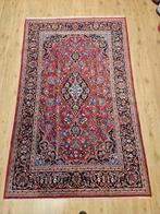 Vintage handgeknoopt perzisch tapijt kashan 218x135, Huis en Inrichting, Info@SlatsAntiek.nl, 100 tot 150 cm, Perzisch, 200 cm of meer