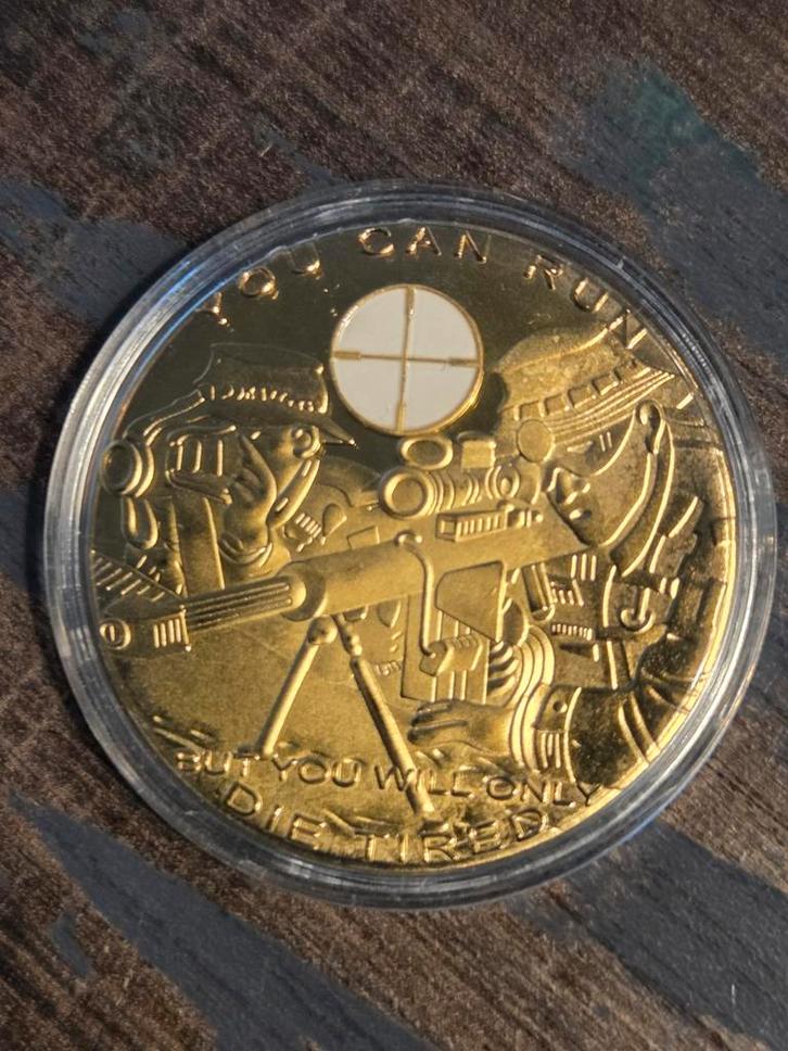 Militaire Challenge Coin - Sniper, Verzamelen, Militaria | Algemeen, Overige soorten, Overige typen, Overige gebieden, Ophalen of Verzenden