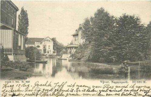 (300-259-033) Bussum Vijver Nassaupark, Verzamelen, Ansichtkaarten | Nederland, Noord-Holland, Verzenden